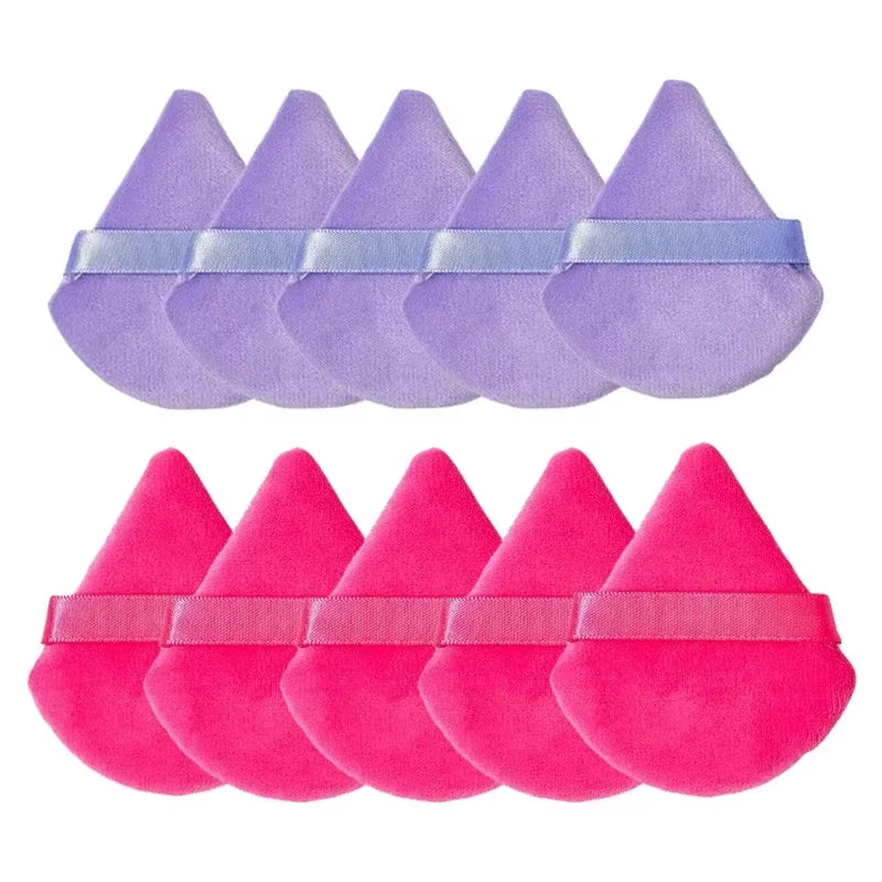 Makeup Powder Puff – Triangle Velvet Sponge for Flawless Face & Eye Application