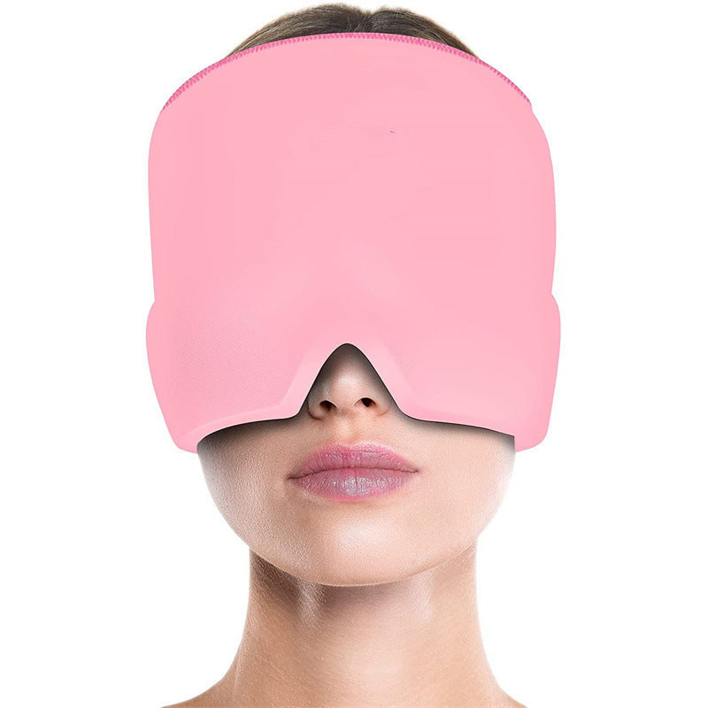 Ice Compress Headache Relief Gel Cold Therapy Migraine Eye Mask - Collumn