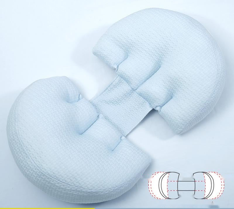 Maternity Side Sleeping Pillow - Waist Support for Pregnant Women - Ergonomic Pregnancy Cushion - Collumn