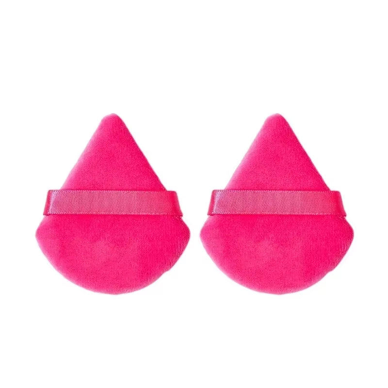 Makeup Powder Puff – Triangle Velvet Sponge for Flawless Face & Eye Application