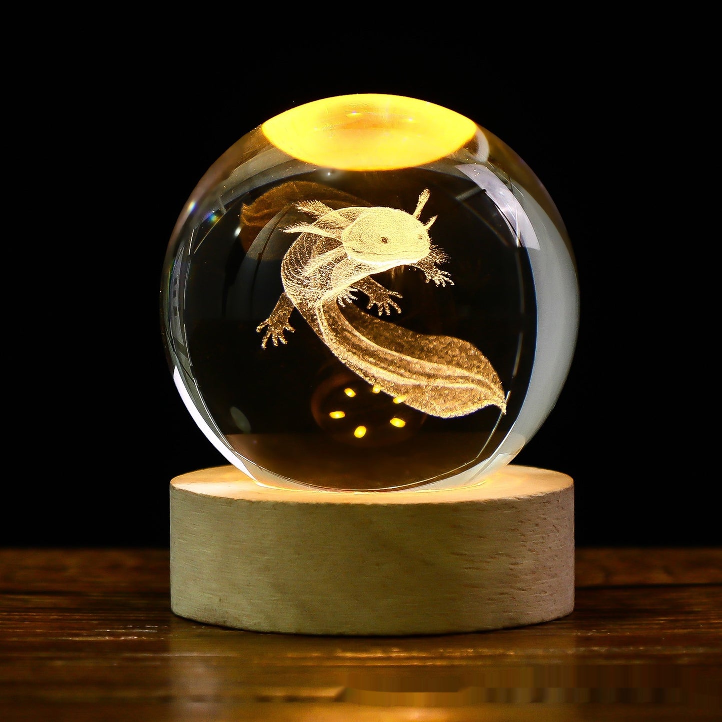 Moon Crystal Ball Night Light Gift - Collumn