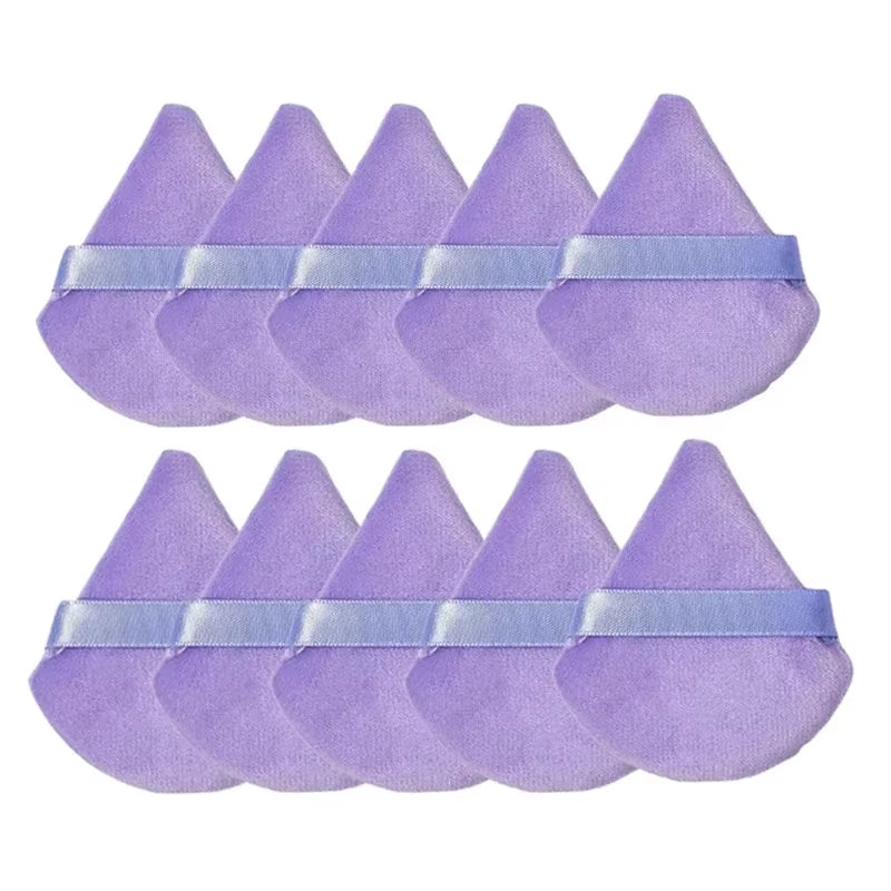 Makeup Powder Puff – Triangle Velvet Sponge for Flawless Face & Eye Application