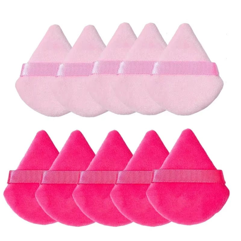 Makeup Powder Puff – Triangle Velvet Sponge for Flawless Face & Eye Application