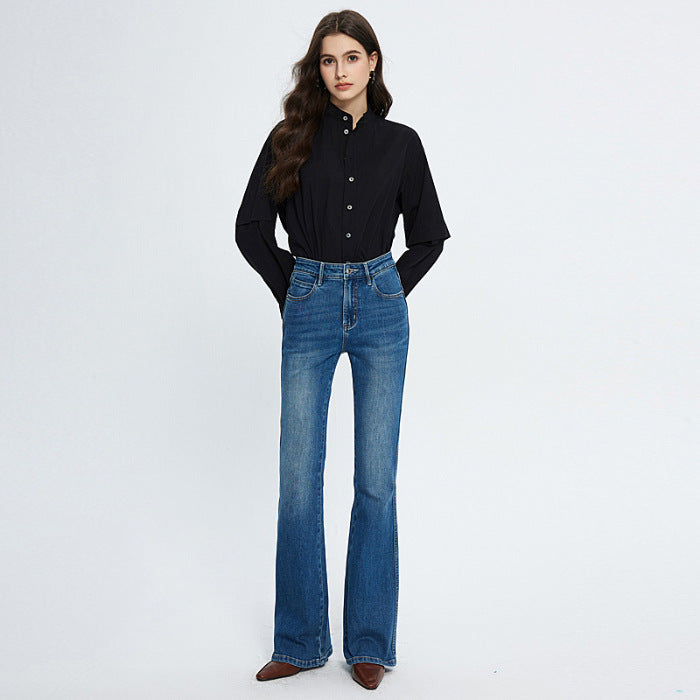 Trendy stretch skinny jeans for women - Collumn