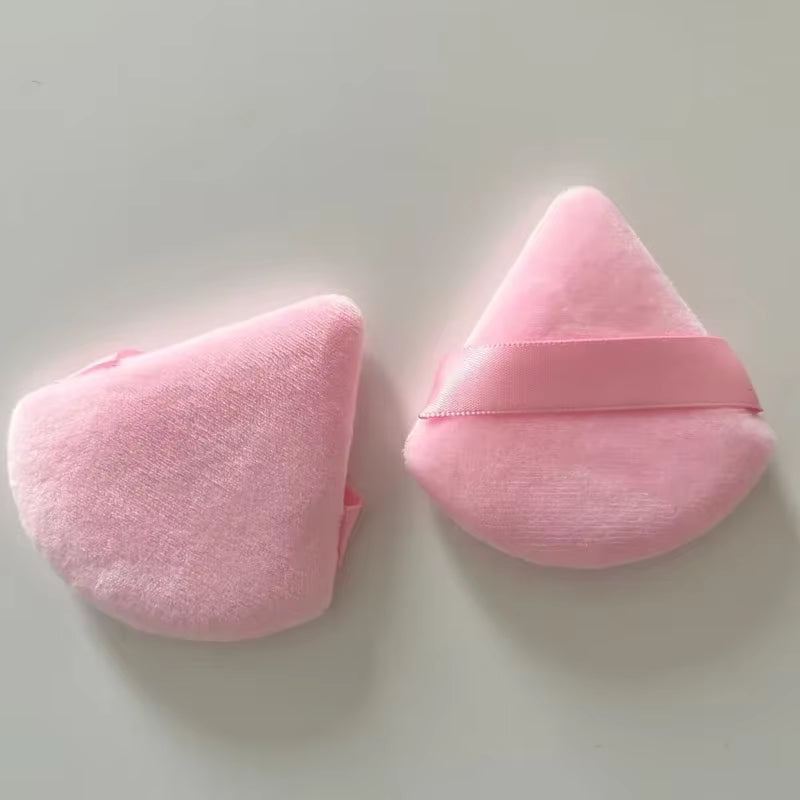 Makeup Powder Puff – Triangle Velvet Sponge for Flawless Face & Eye Application