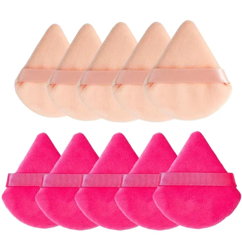 Makeup Powder Puff – Triangle Velvet Sponge for Flawless Face & Eye Application