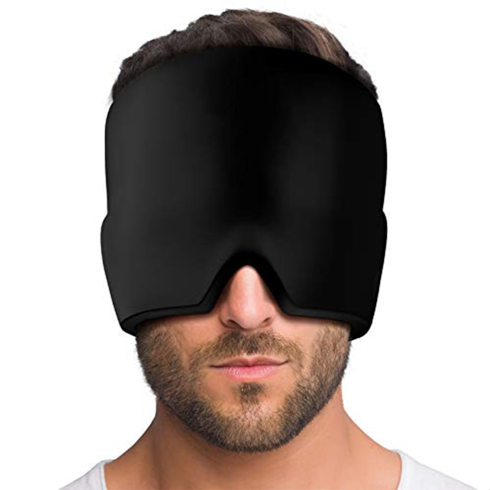 Ice Compress Headache Relief Gel Cold Therapy Migraine Eye Mask - Collumn