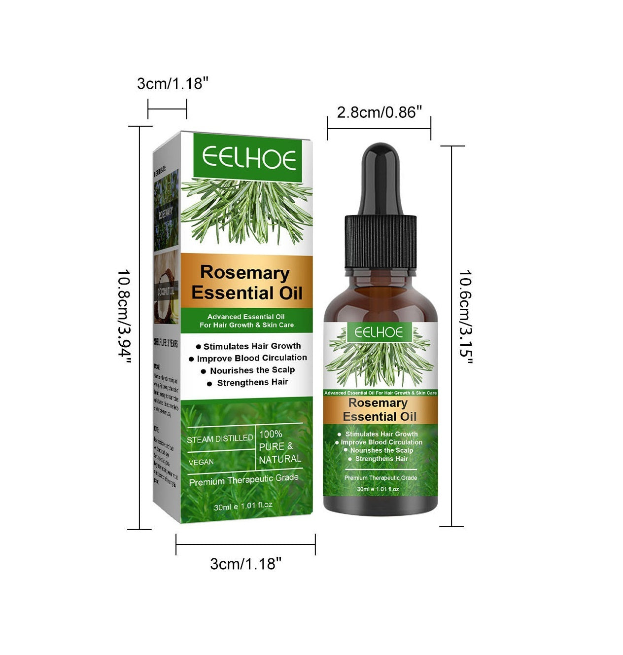 Beauty of NatureRosemary Hair Care Essential Oil - Collumn