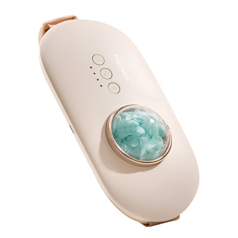 "Compact and cordless heating pad designed for fast pain relief, perfect for soothing menstrual cramps and ensuring comfort anytime, anywhere."