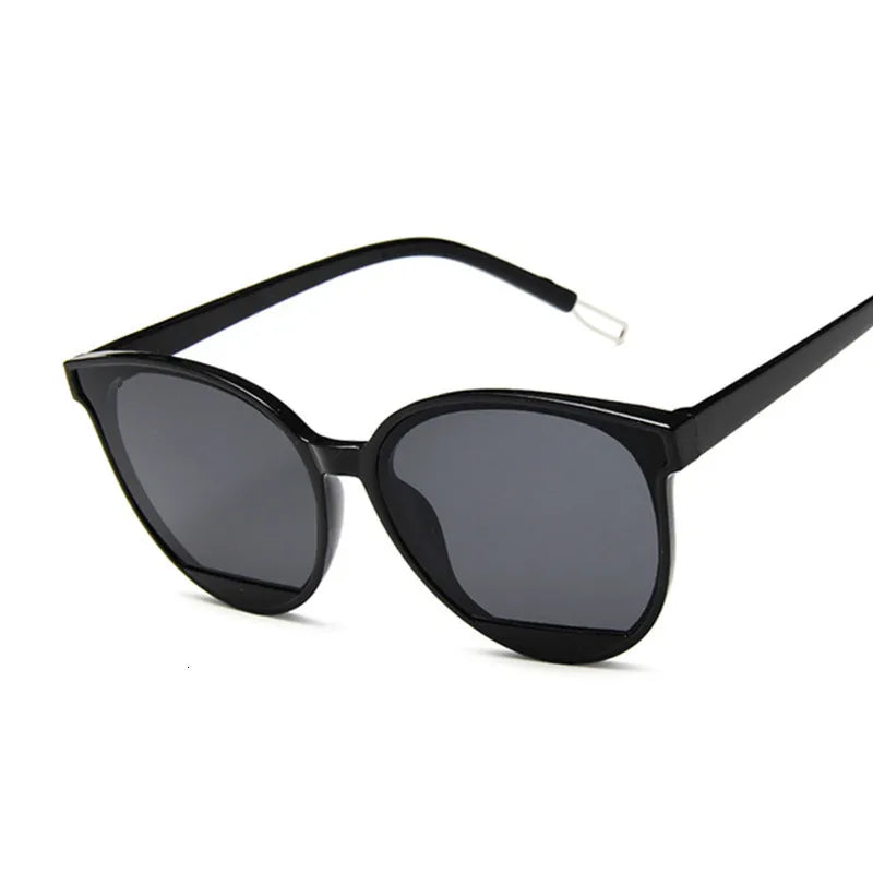 New Classic Oval Red Cat Eye Sunglasses for Women – Vintage Luxury UV400 Designer Shades - Collumn