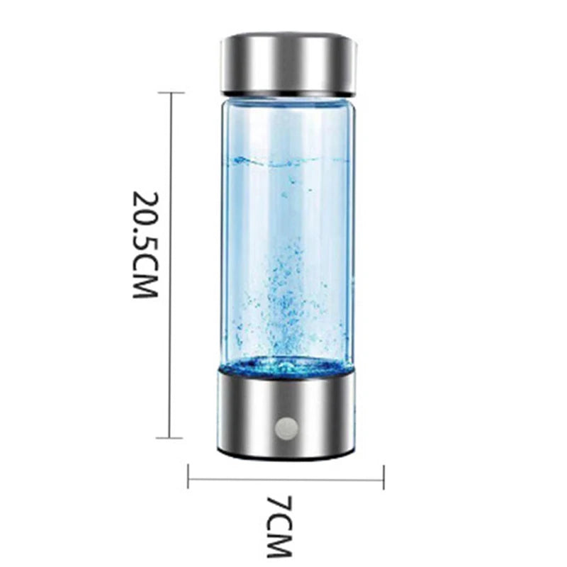 Hydrogen-Rich Water Cup – Titanium Filter & USB Powered