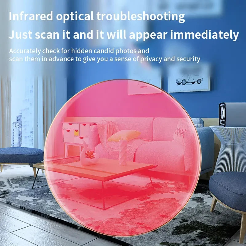 Anti-Spy Hidden Camera Detector – Portable Infrared Lens Finder & Security Gadget
