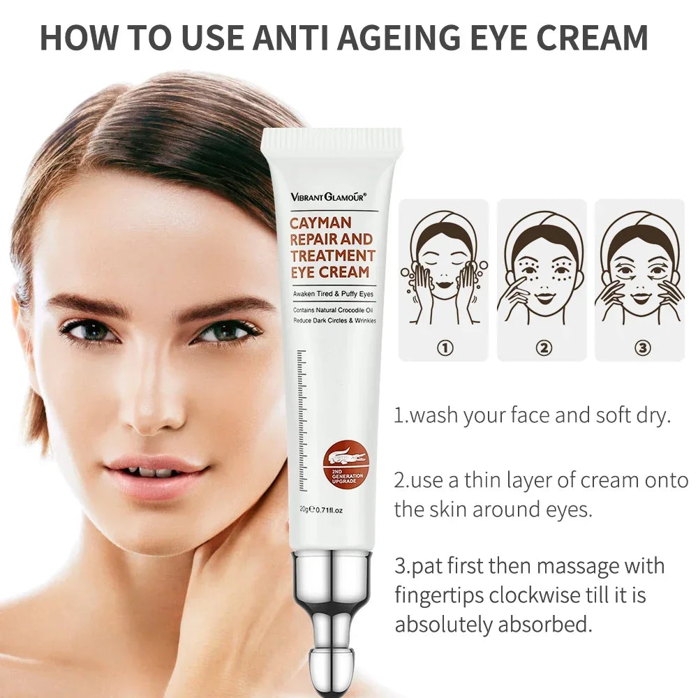 Peptide Eye Cream for Dark Circles – Anti-Age & Wrinkle Repair Collagen Formula