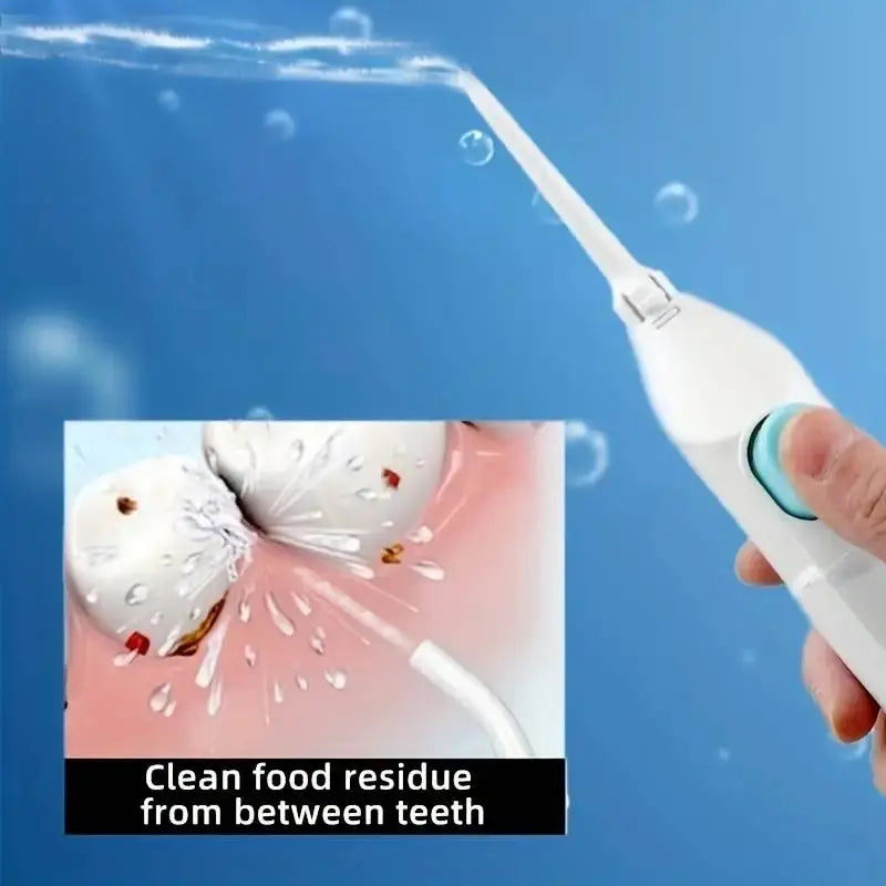 Portable High-Pressure Oral Irrigator – Manual Water Toothpick for Effective Teeth Cleaning and Dental Care - Collumn
