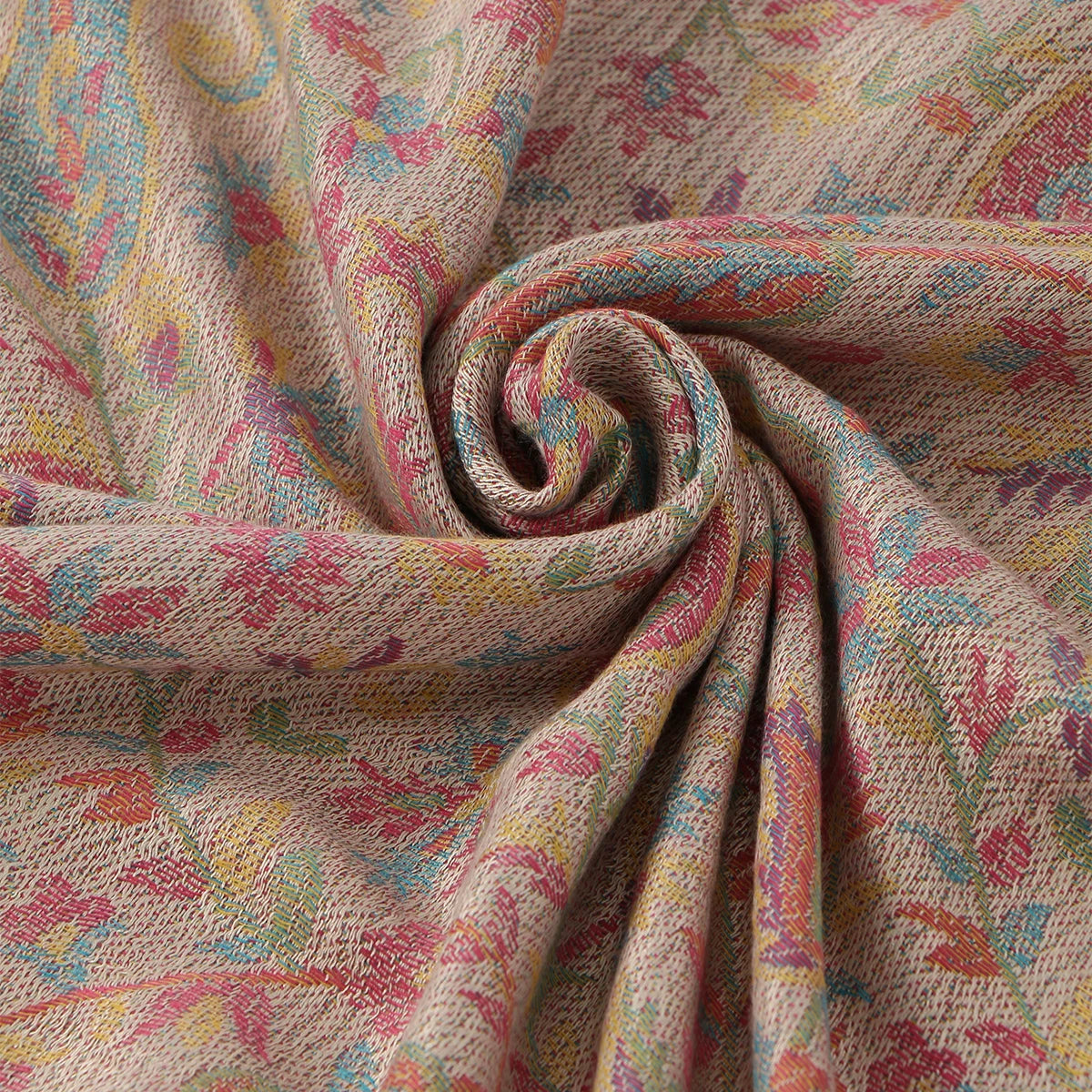 Paisley Tassels Pashmina Shawl Scarf for Women – , Long Thick Fashion Wraps,