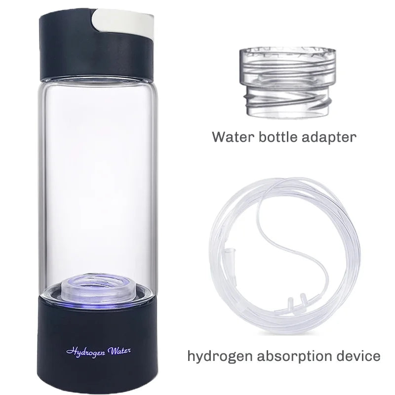 Hydrogen-Rich Water Cup – Titanium Filter & USB Powered