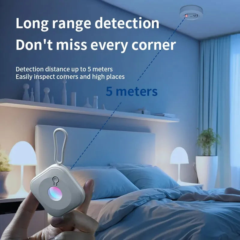 Anti-Spy Hidden Camera Detector – Portable Infrared Lens Finder & Security Gadget