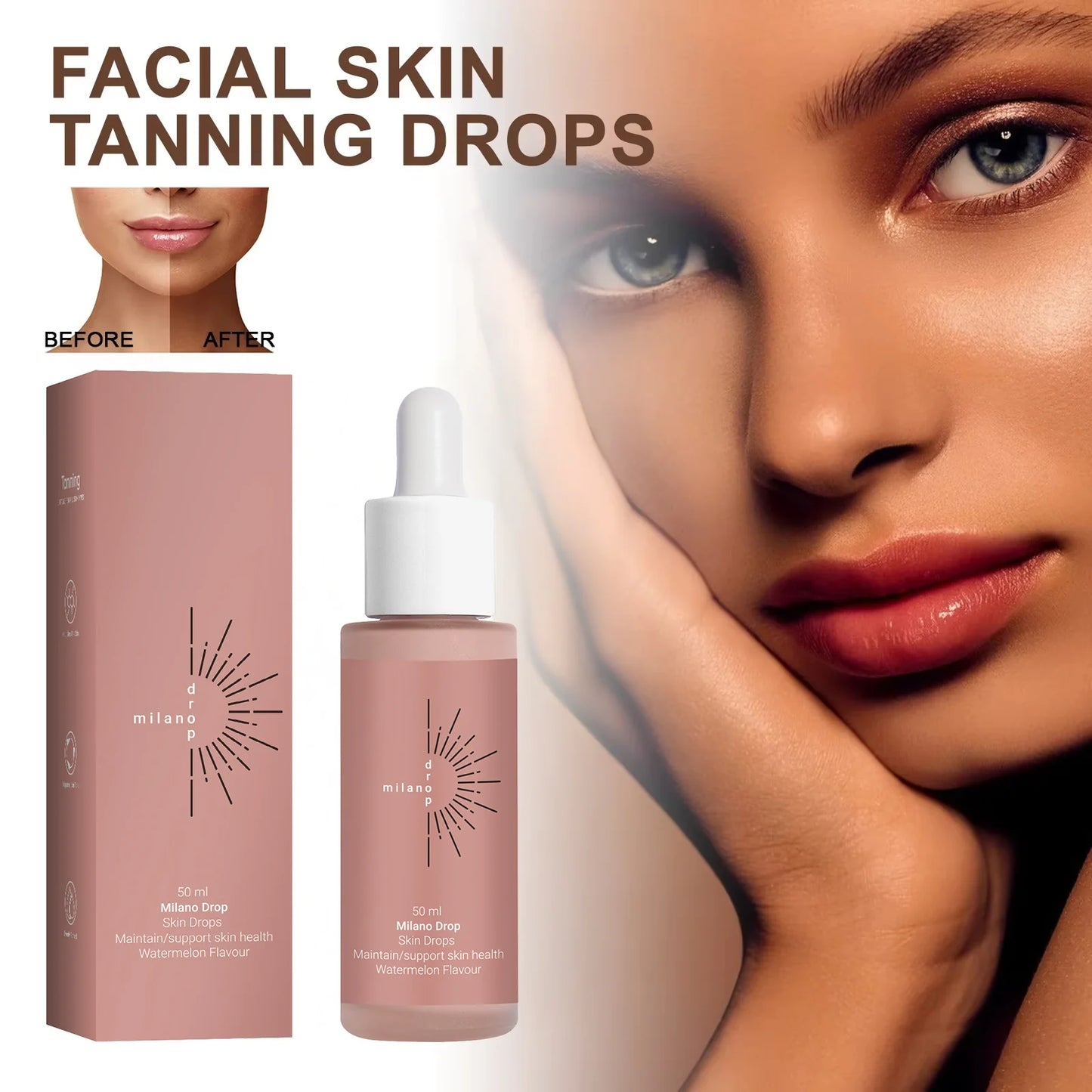 Tanning Face & Body Serum – Fine Line Repair & Glow Booster