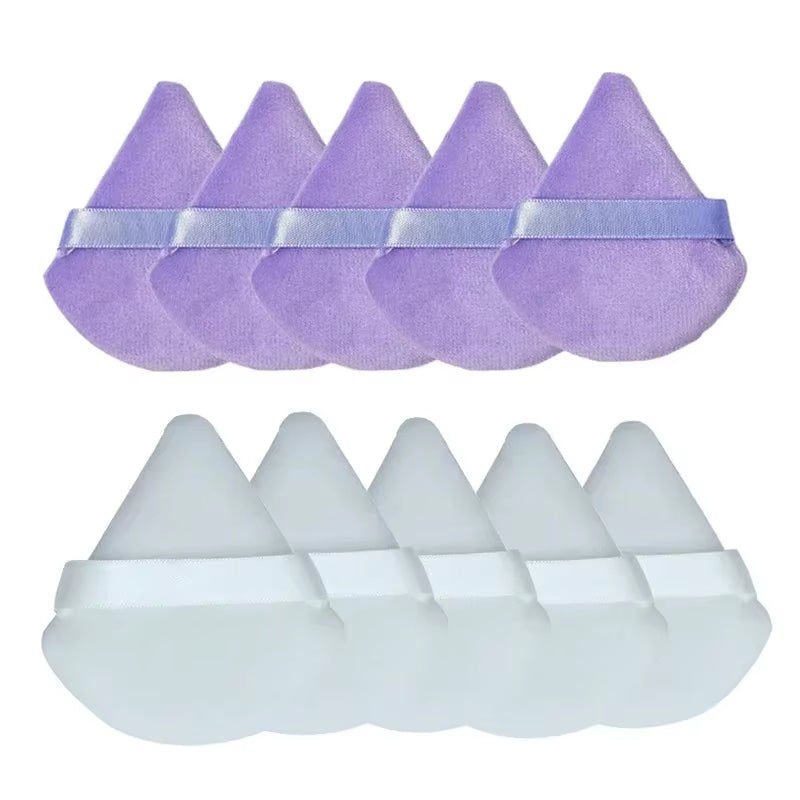 Makeup Powder Puff – Triangle Velvet Sponge for Flawless Face & Eye Application