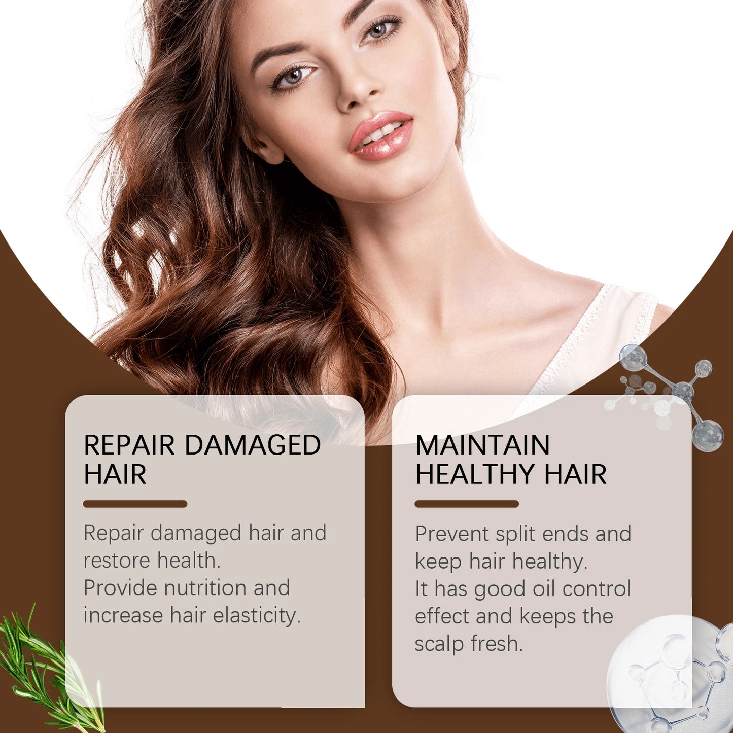 Hair Growth Oil with Batana & Rosemary – Nourishing Hair Care Treatment for Split Ends, Hair Loss, Moisture & Shine
