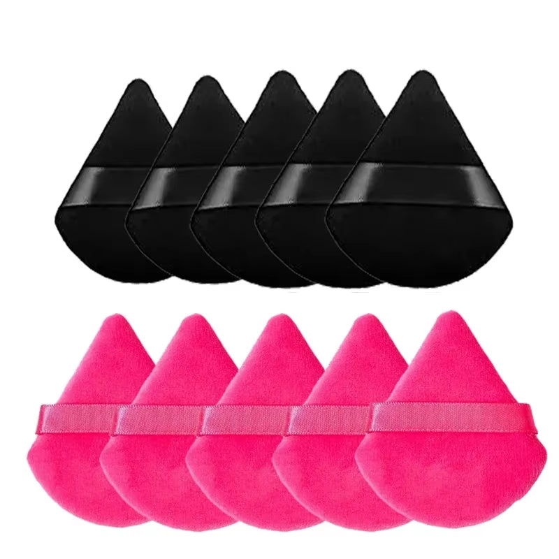 Makeup Powder Puff – Triangle Velvet Sponge for Flawless Face & Eye Application