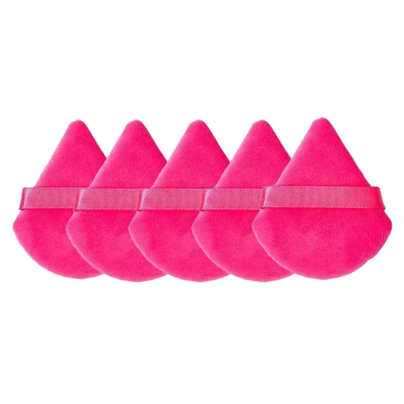 Makeup Powder Puff – Triangle Velvet Sponge for Flawless Face & Eye Application