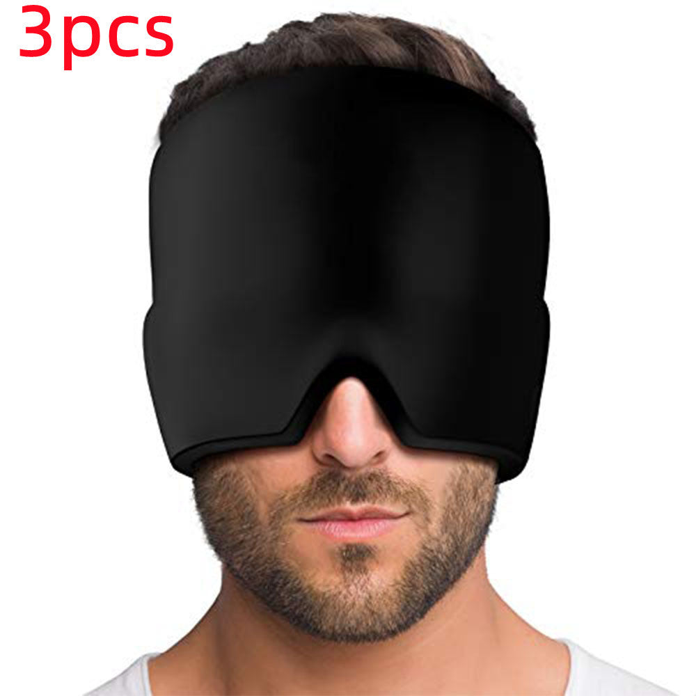 Ice Compress Headache Relief Gel Cold Therapy Migraine Eye Mask - Collumn