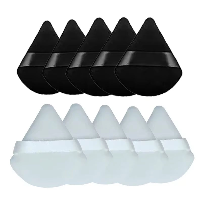 Makeup Powder Puff – Triangle Velvet Sponge for Flawless Face & Eye Application