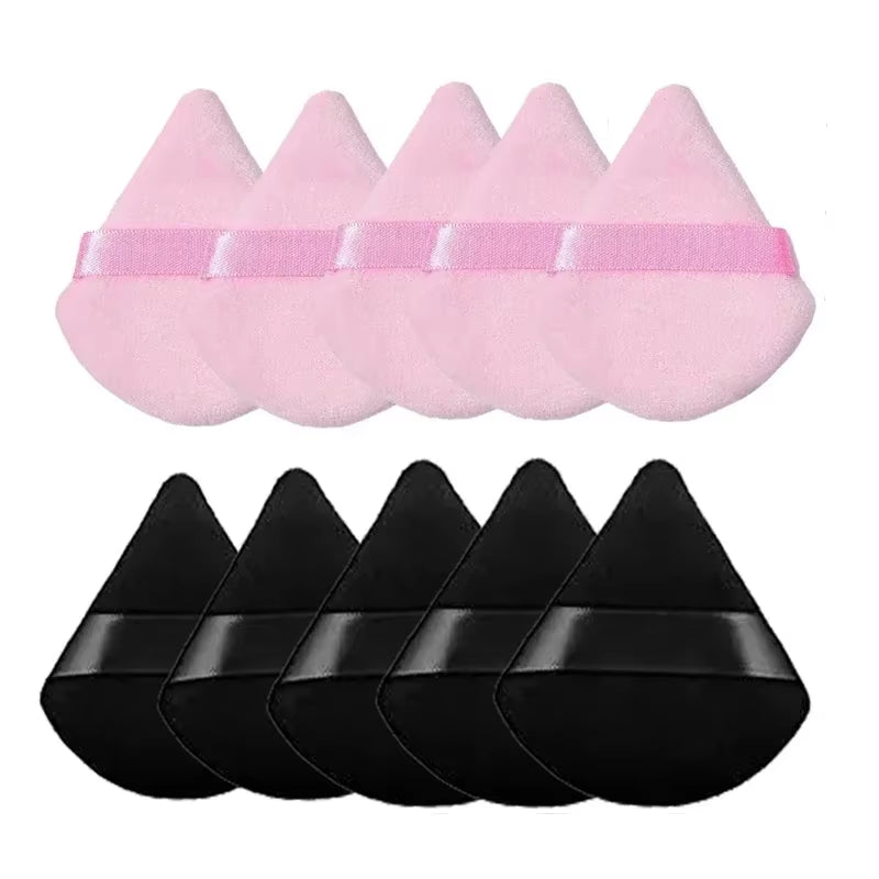 Makeup Powder Puff – Triangle Velvet Sponge for Flawless Face & Eye Application