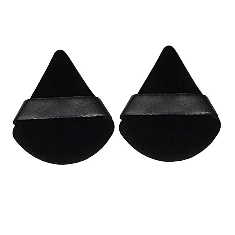Makeup Powder Puff – Triangle Velvet Sponge for Flawless Face & Eye Application