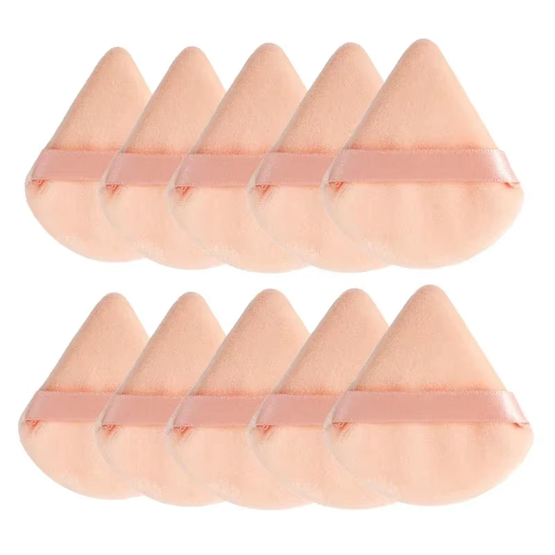 Makeup Powder Puff – Triangle Velvet Sponge for Flawless Face & Eye Application