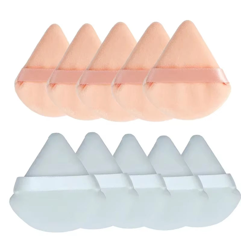 Makeup Powder Puff – Triangle Velvet Sponge for Flawless Face & Eye Application