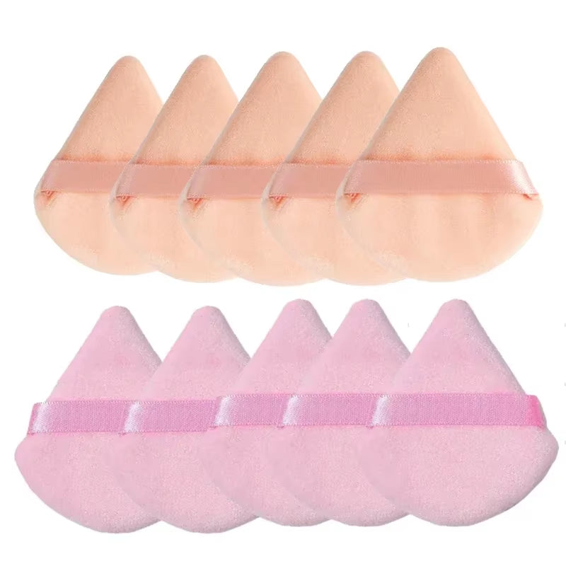 Makeup Powder Puff – Triangle Velvet Sponge for Flawless Face & Eye Application