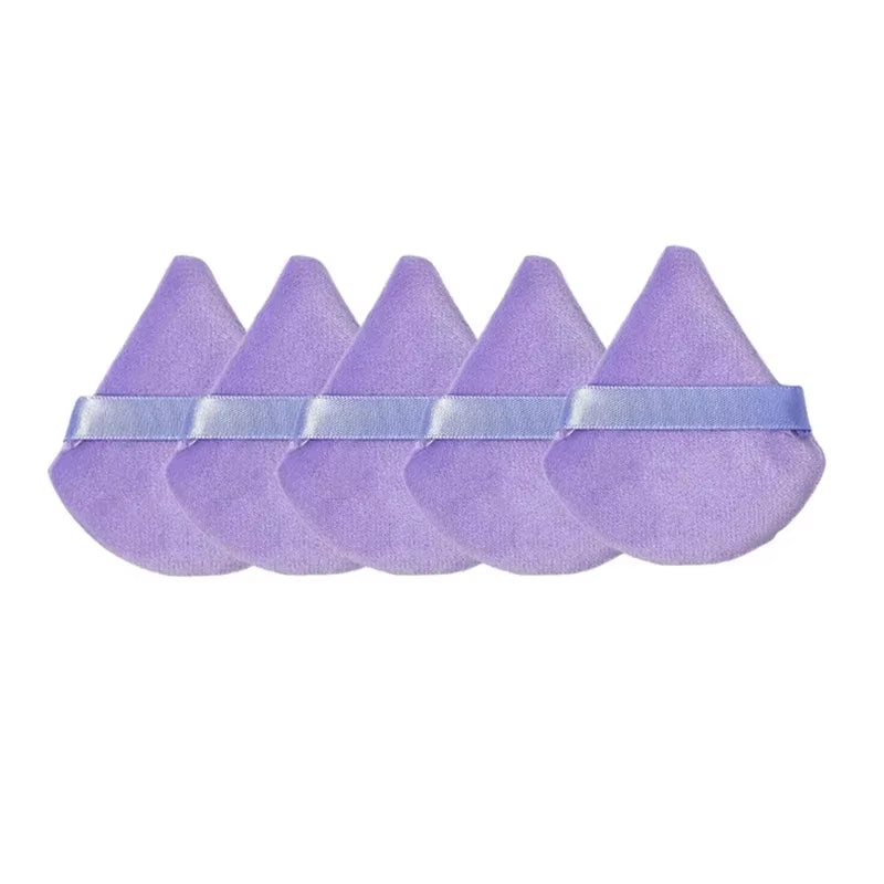 Makeup Powder Puff – Triangle Velvet Sponge for Flawless Face & Eye Application