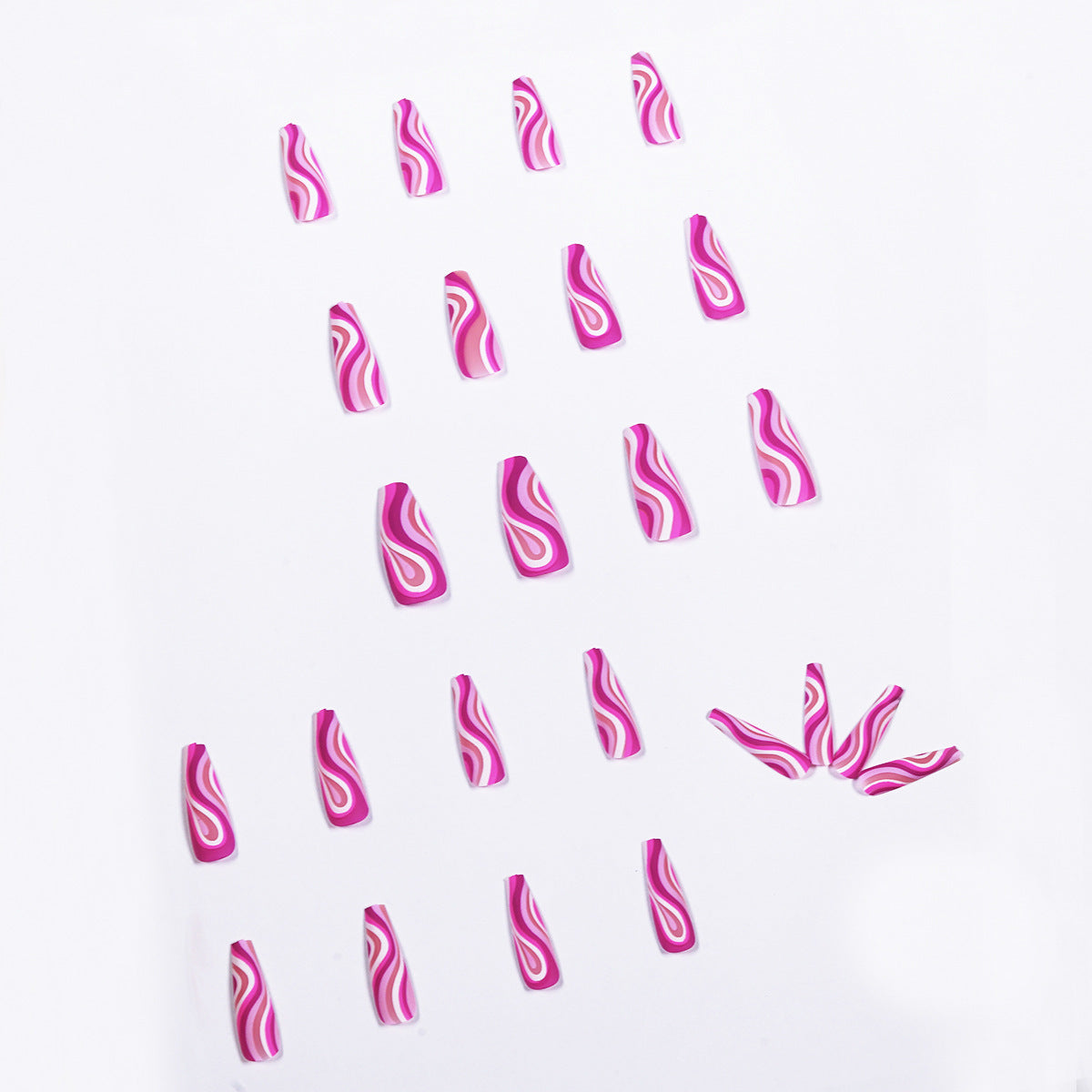 Detachable Artistic Wearable  Fake Nails - Collumn