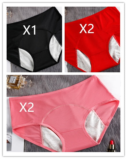 Set of 5PCS best menstrual underwear perfect for overnight protection