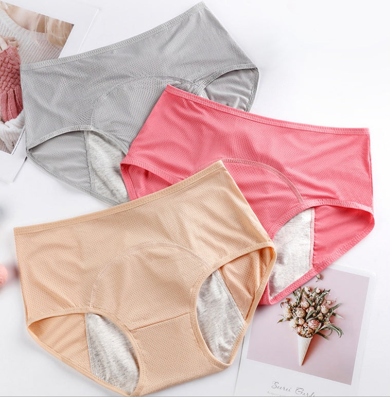 Set of 5PCS best menstrual underwear in assorted colors for ultimate period protection