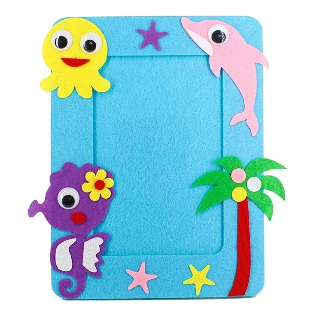 DIY Non-Woven Picture Frame 3D Photo Frame Children