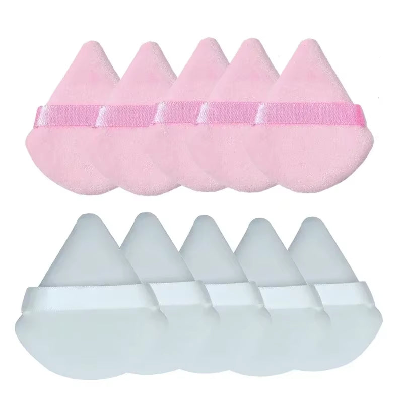 Makeup Powder Puff – Triangle Velvet Sponge for Flawless Face & Eye Application