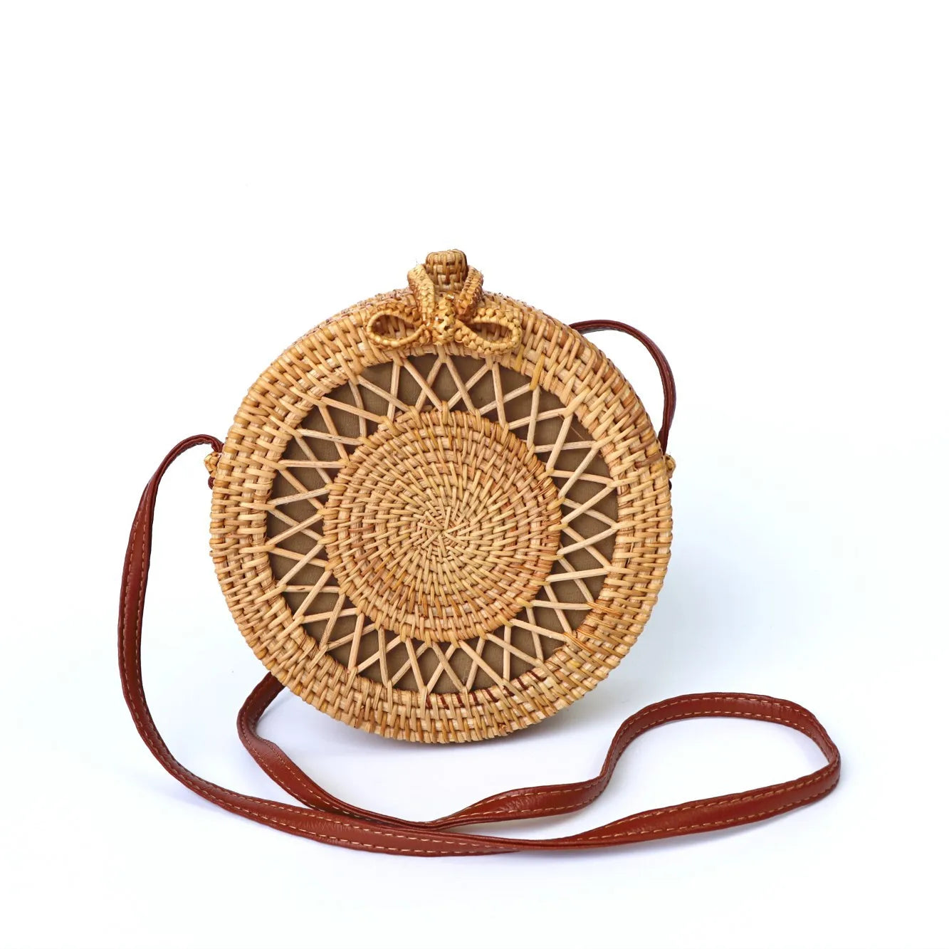 Crossbody Ladies Shoulder Bags Women Rattan Beach Bag