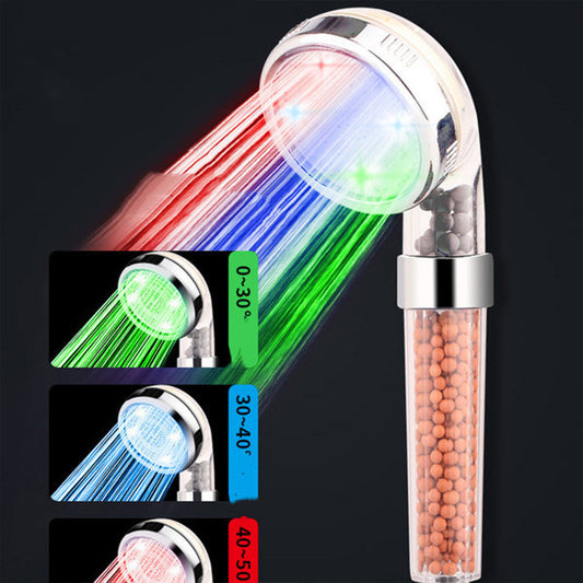 Temperature-Control LED Shower Head