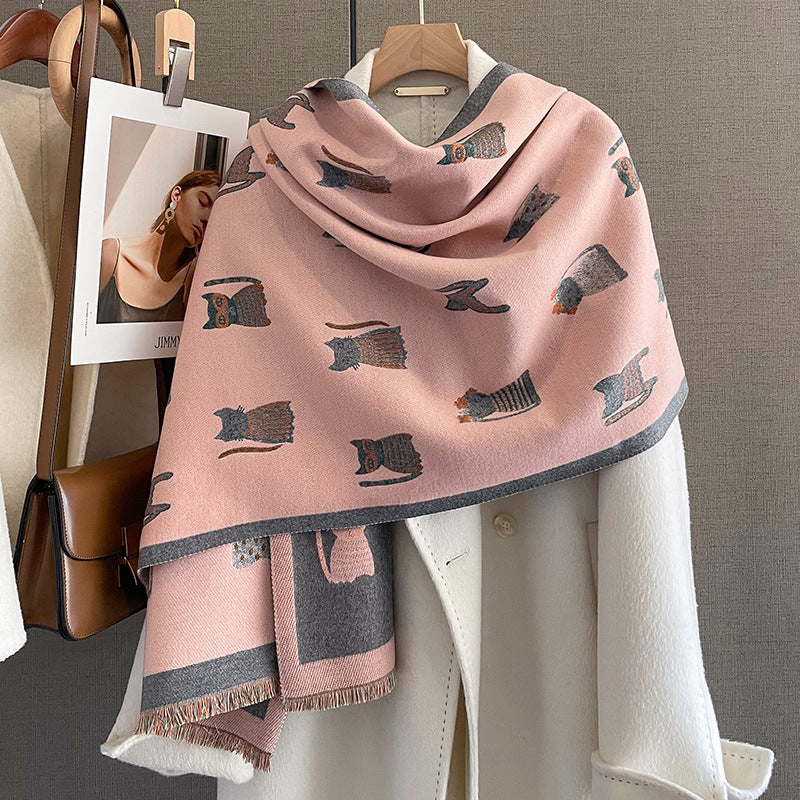 fashion artificial cashmere scarf