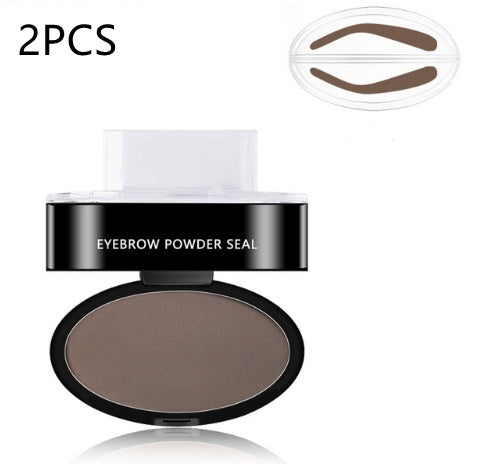 Fantastic Eyebrow Powder Waterproof Stencil Kit - Collumn