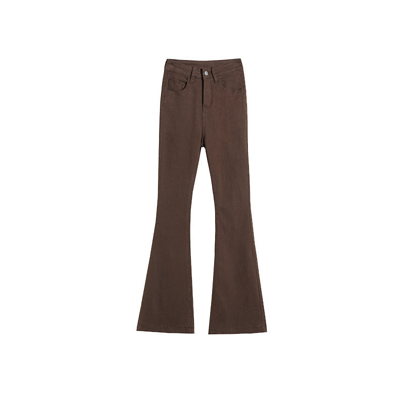 High street vintage coffee skinny jeans