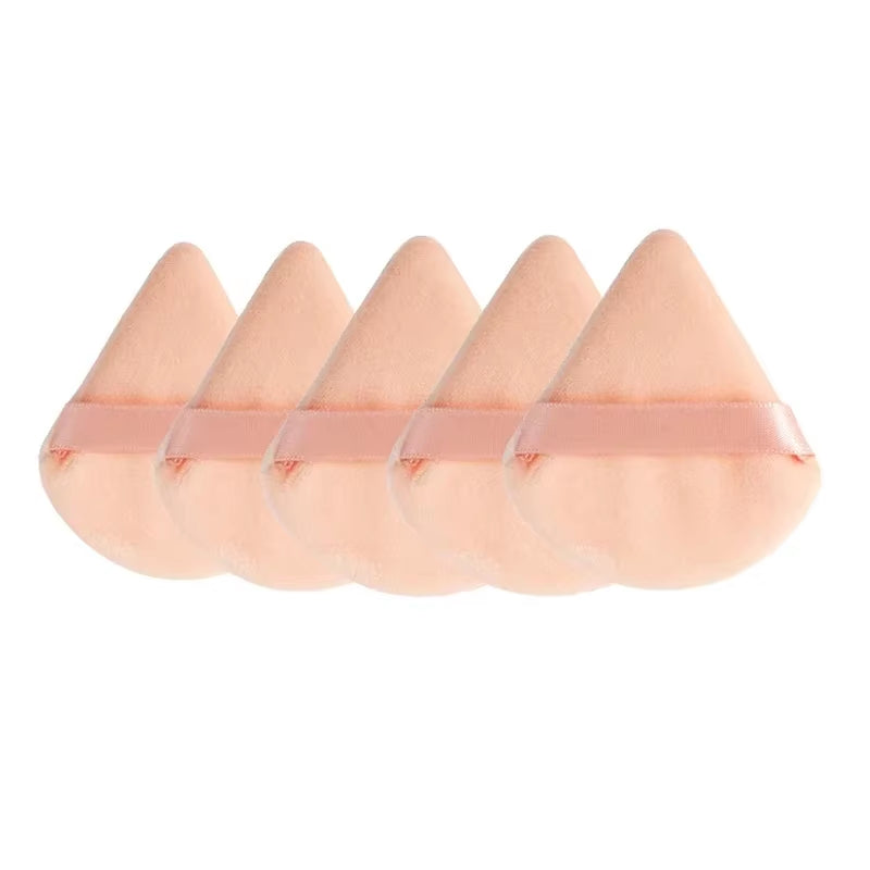 Makeup Powder Puff – Triangle Velvet Sponge for Flawless Face & Eye Application