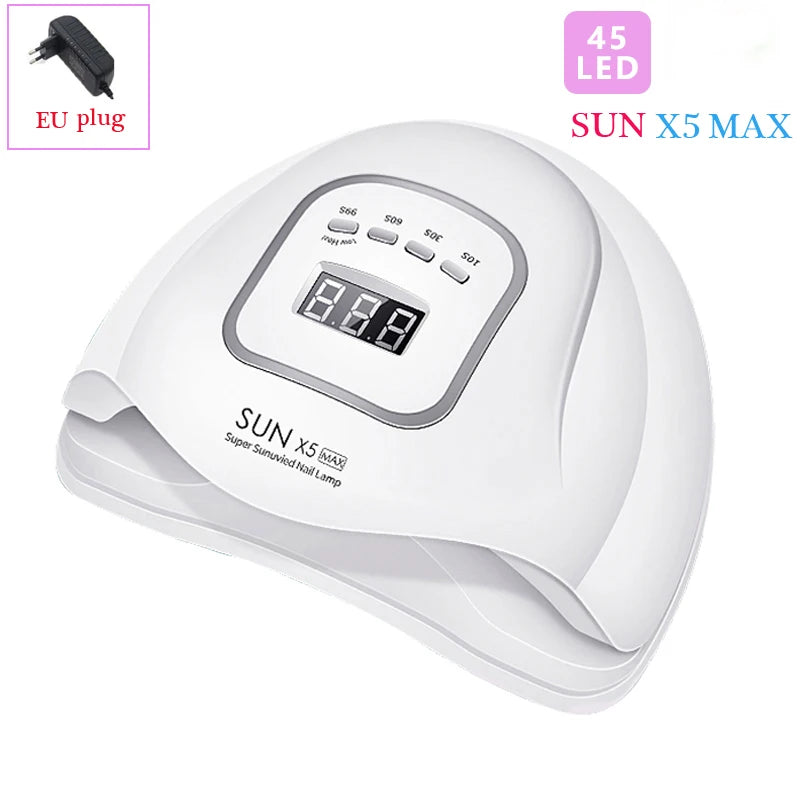 "UV nail drying lamp for fast and efficient gel polish curing, designed for professional and home manicures with LED light technology for flawless results."