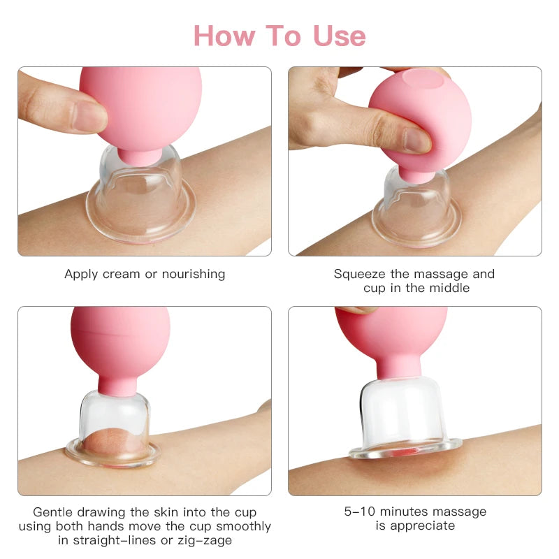 Face Vacuum Cupping Therapy - Anti-Wrinkle Massage Tools