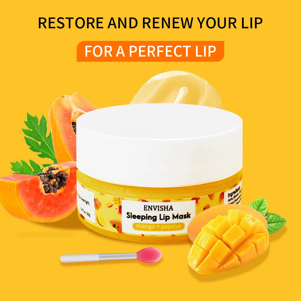 Mango Lip Sleep  Mask Moisturizing - Collumn