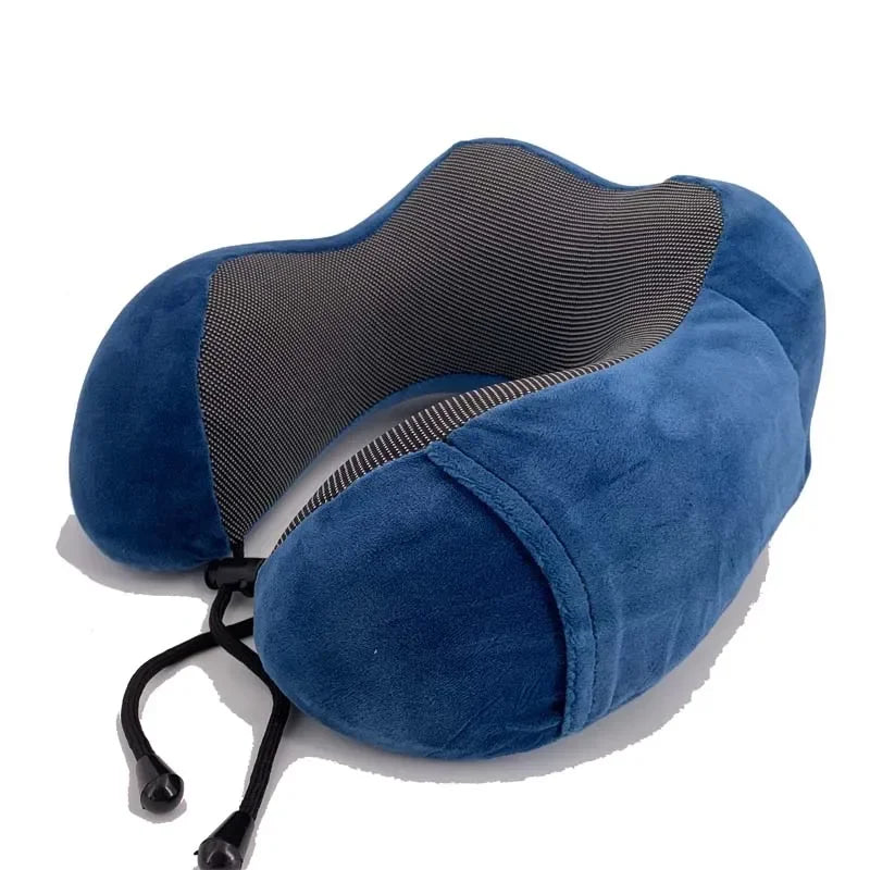 memory foam travel pillow suitable for car and airplane use