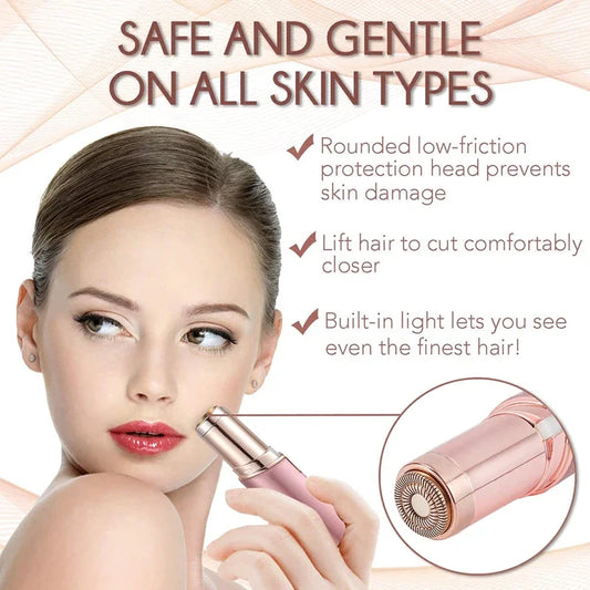  New Epilator Face Hair Removal Lipstick Shaver USB Electric Eyebrow Trimmer Women'S Hair Remover Mini Shaver Epilator